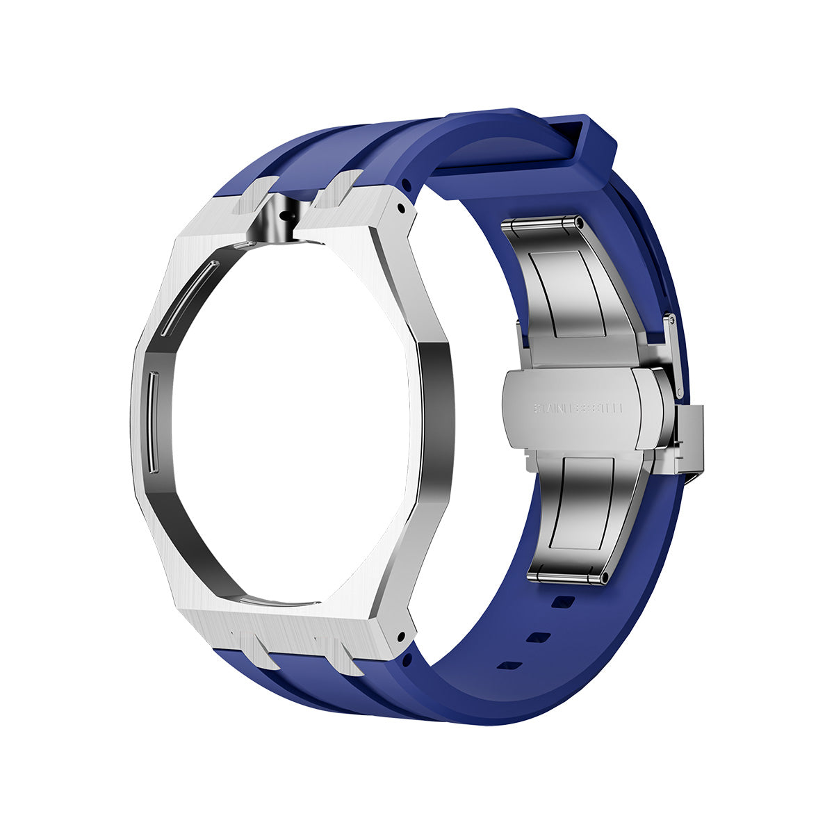 [Limara]OAK POP DARK BLUE STEEL SILICONE STRAP