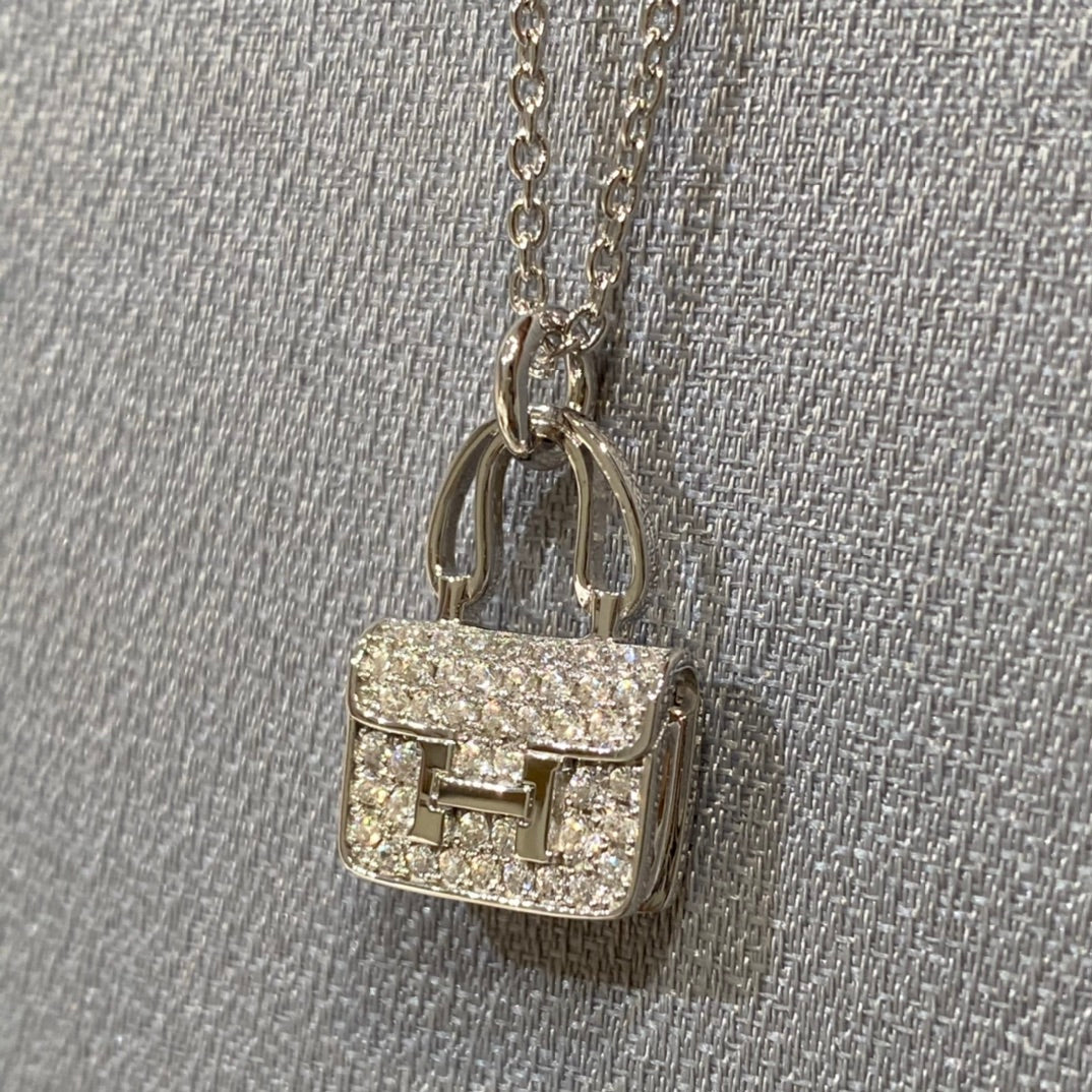 [Limara]CONSTANCE PEDANT DIAMOND NECKLACE