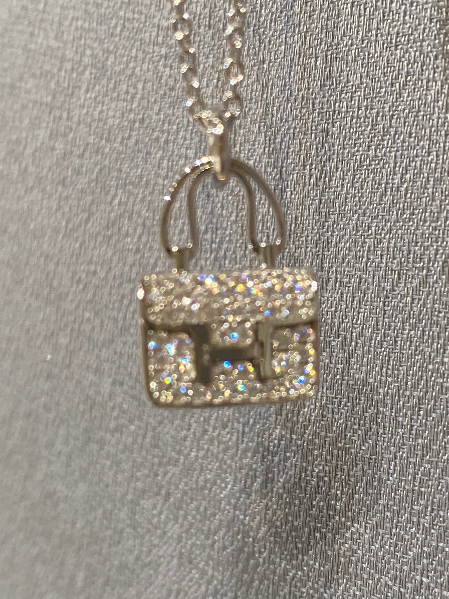 [Limara]CONSTANCE PEDANT DIAMOND NECKLACE