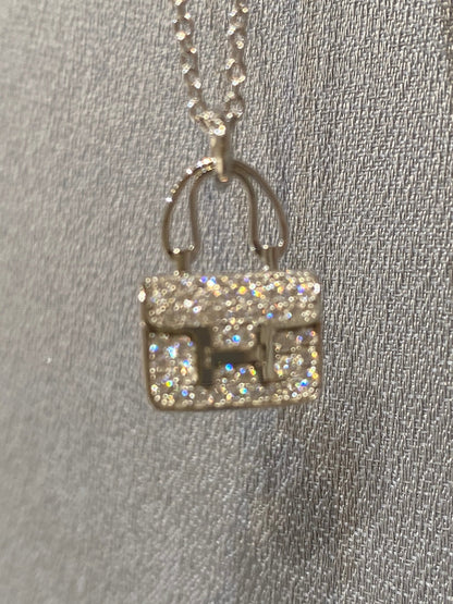 [Limara]CONSTANCE PEDANT DIAMOND NECKLACE