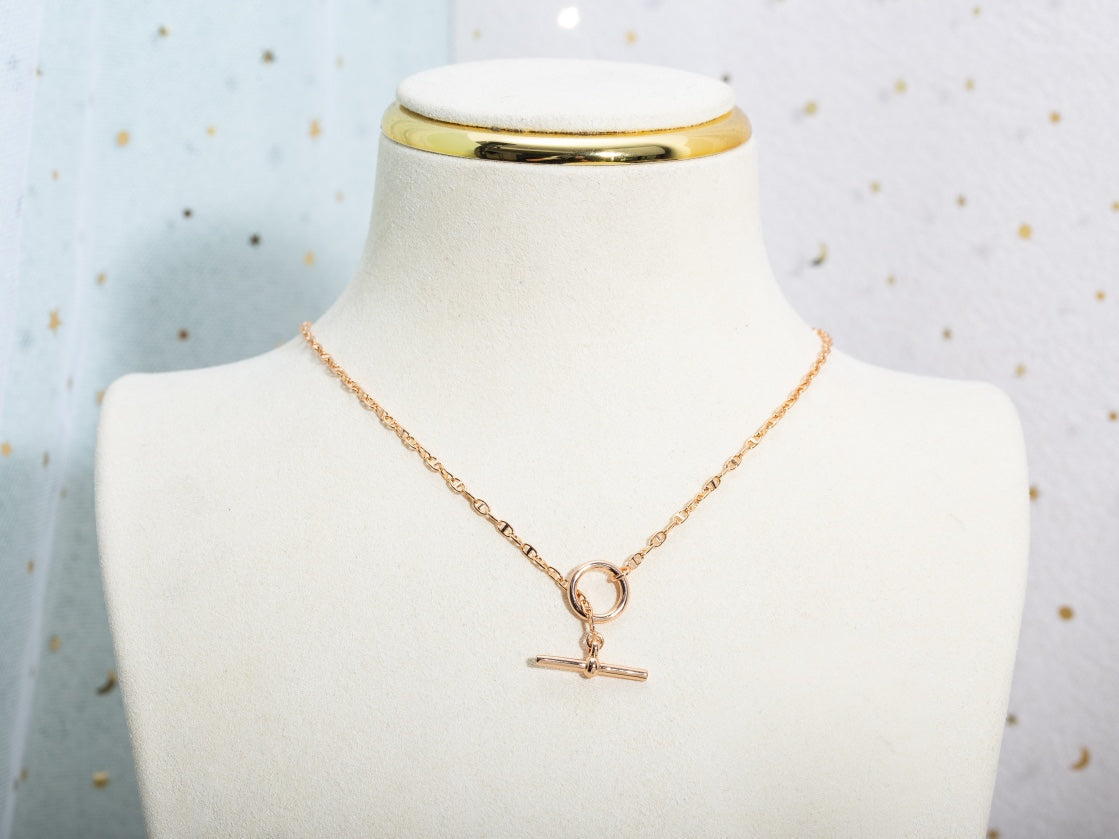 [Limara]ECHAPPEE NECKLACE ROSE GOLD