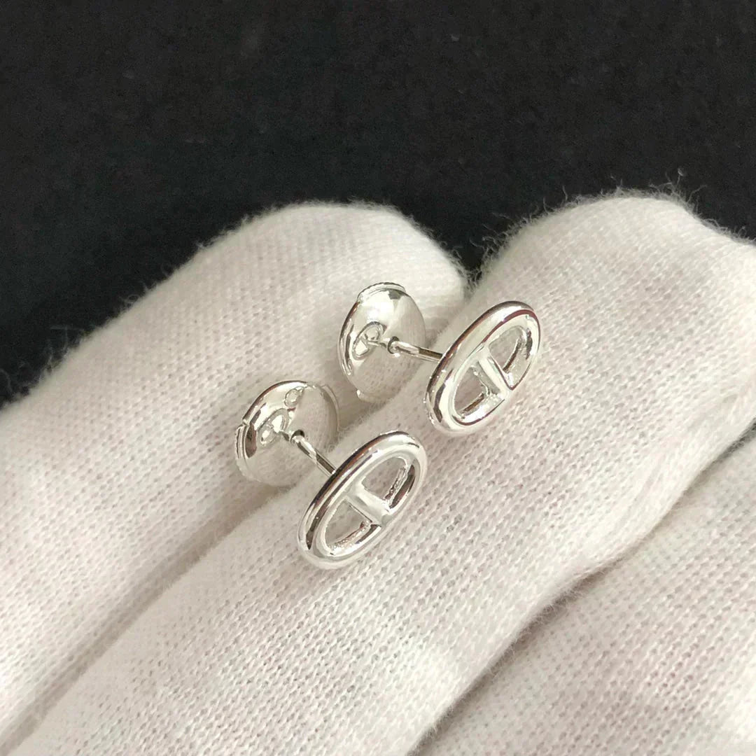 [Limara]CHAINE SMALL EARRINGS GOLD AND SILVER