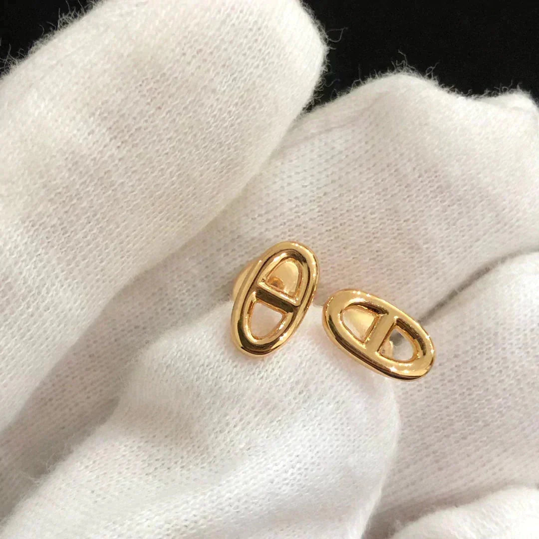 [Limara]CHAINE SMALL EARRINGS GOLD AND SILVER