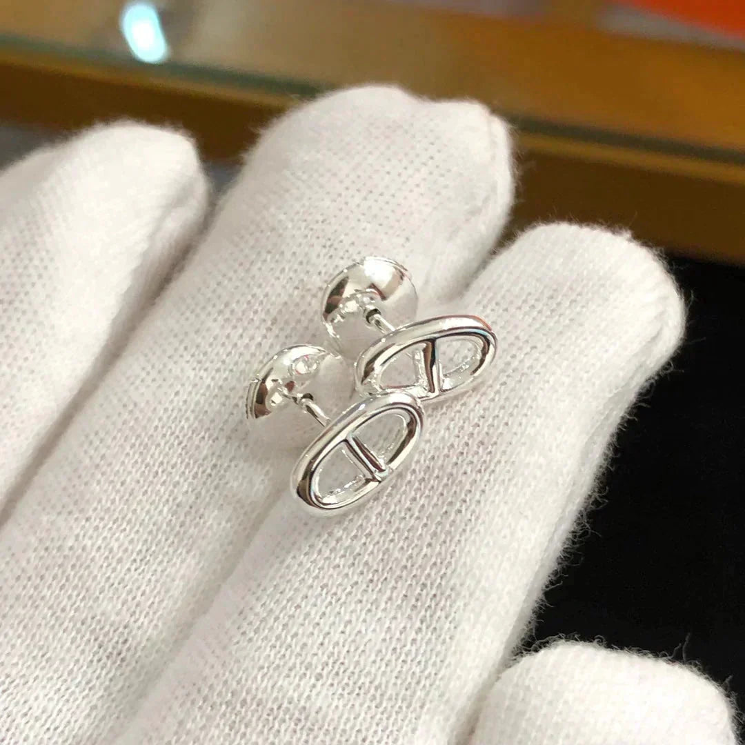 [Limara]CHAINE SMALL EARRINGS GOLD AND SILVER