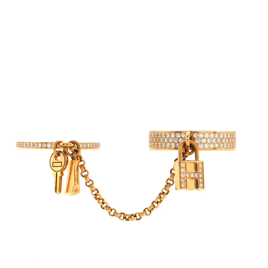 [Limara]HM KELLY CLOCHETTE DOUBLE RING IN  WITH DIAMONDS