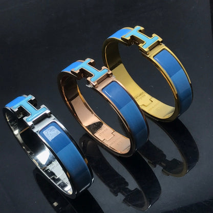 [Limara]H BRACELET BLUE RAINBOW CERAMIC