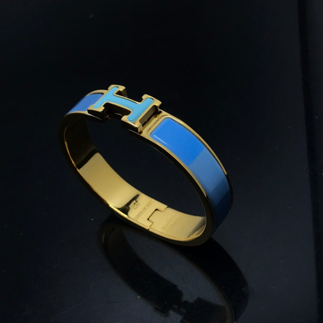 [Limara]H BRACELET BLUE RAINBOW CERAMIC