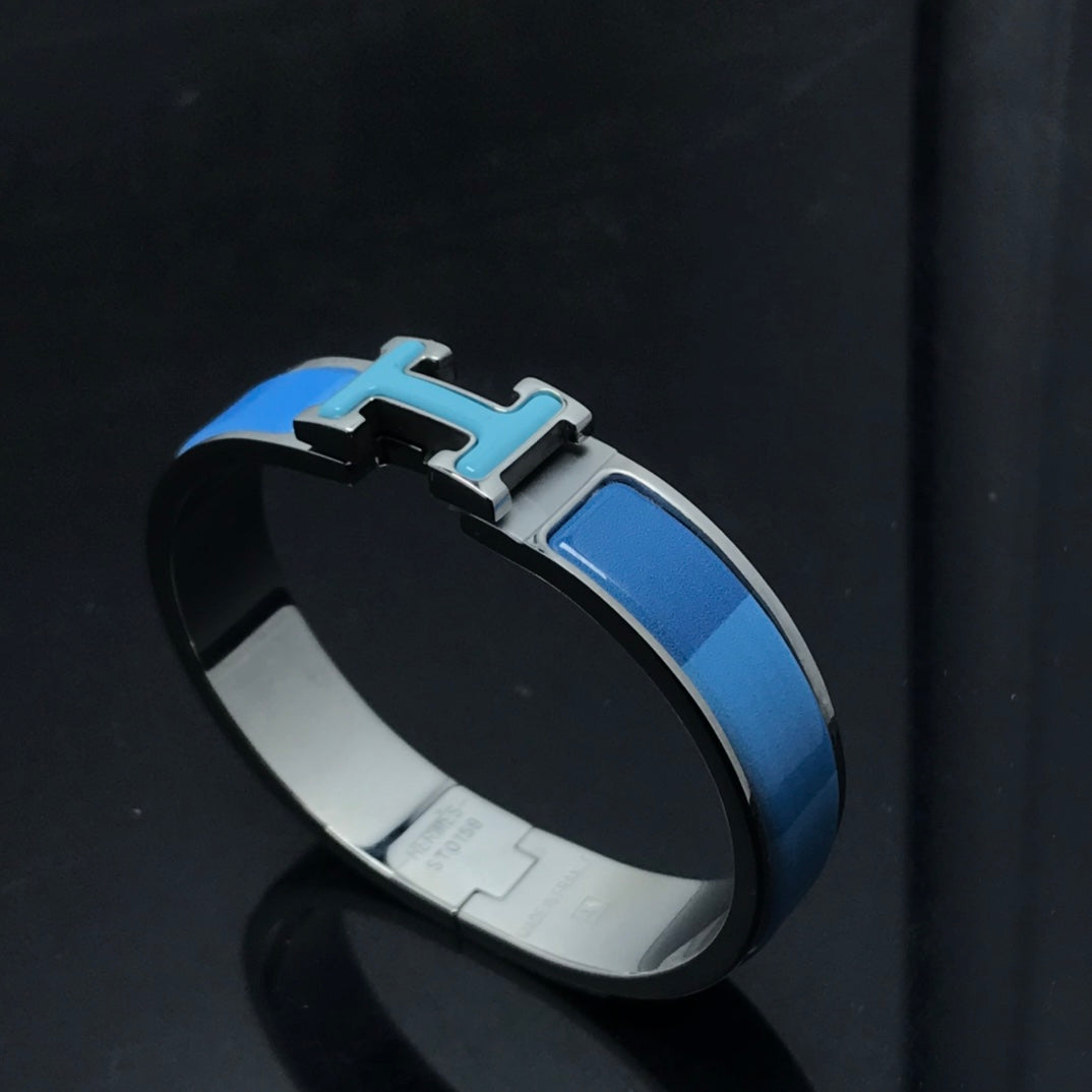 [Limara]H BRACELET BLUE RAINBOW CERAMIC