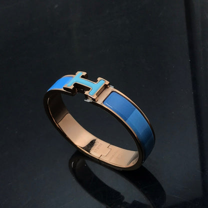 [Limara]H BRACELET BLUE RAINBOW CERAMIC