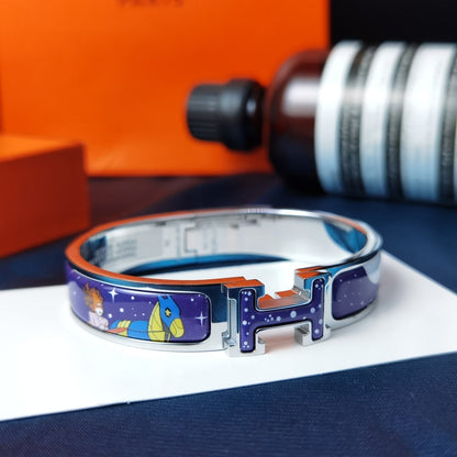 [Limara]H STAR AND MOON BRACELET 12MM
