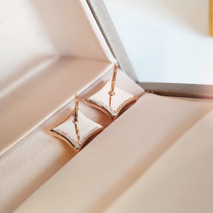 [Limara]STAR MOP ROSE GOLD EARRINGS