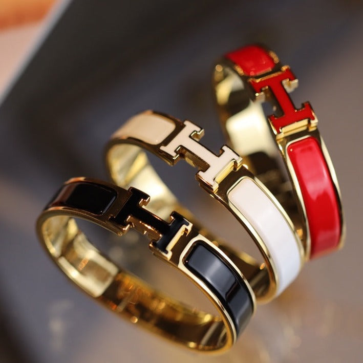 [Limara]H BRACELET 12MM GOLD