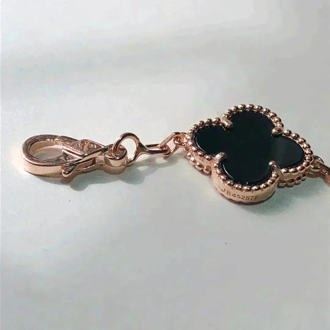 [Limara]CLOVER 5 MOTIFS MULTICOLOR BRACELET