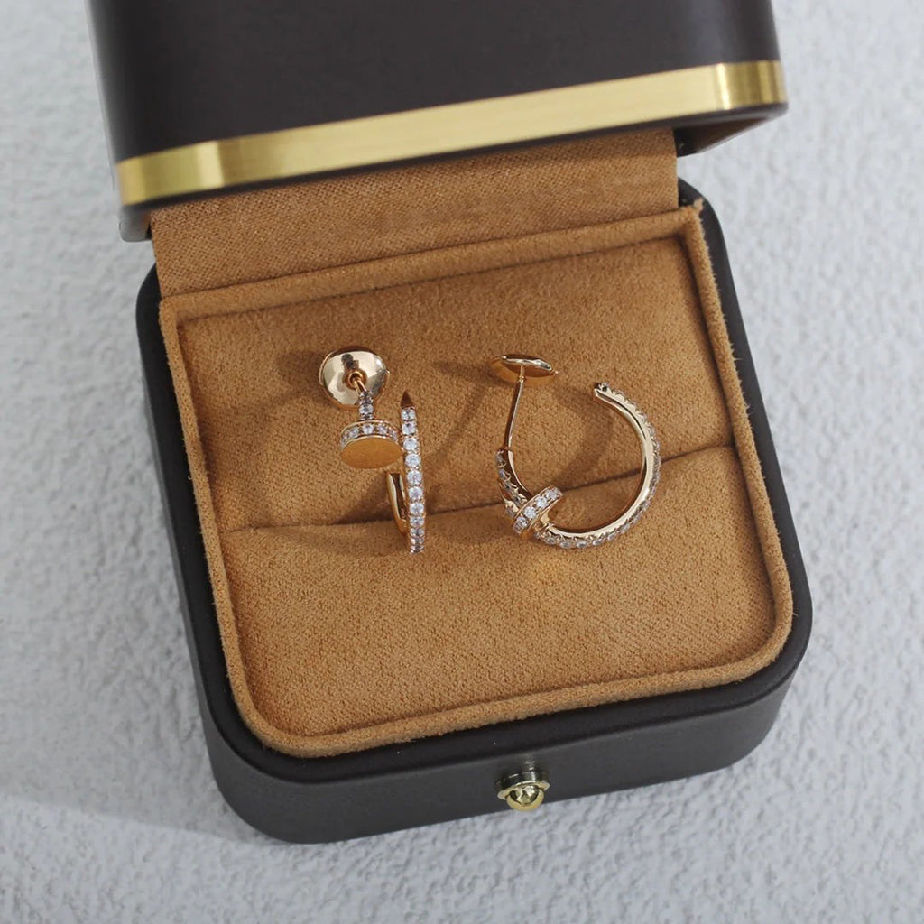 [Limara] JUSTE FULL DIAMOND SMALL EARRINGS