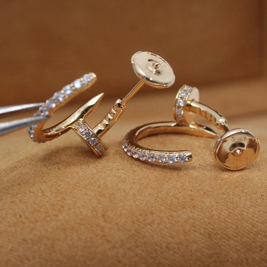 [Limara] JUSTE FULL DIAMOND SMALL EARRINGS