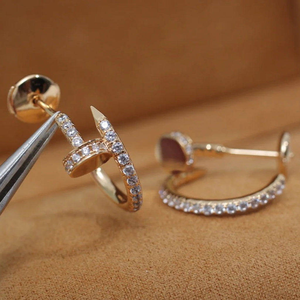 [Limara] JUSTE FULL DIAMOND SMALL EARRINGS