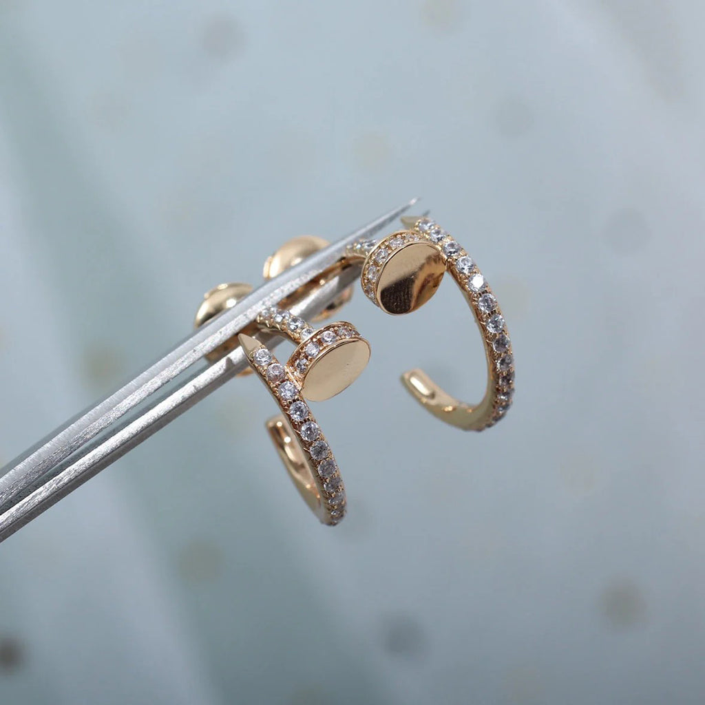 [Limara] JUSTE FULL DIAMOND SMALL EARRINGS