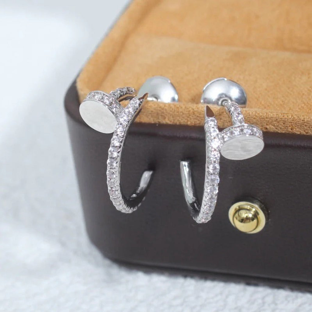 [Limara] JUSTE FULL DIAMOND SMALL EARRINGS