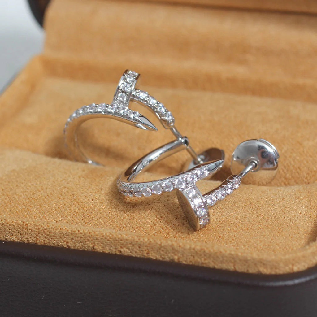 [Limara] JUSTE FULL DIAMOND SMALL EARRINGS