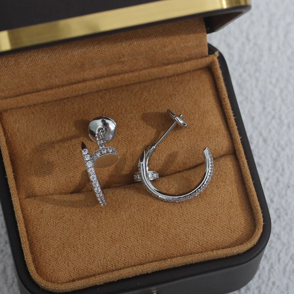 [Limara] JUSTE FULL DIAMOND SMALL EARRINGS