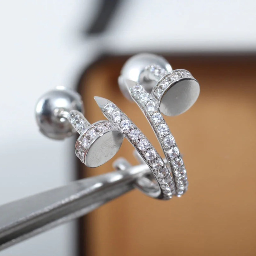 [Limara] JUSTE FULL DIAMOND SMALL EARRINGS