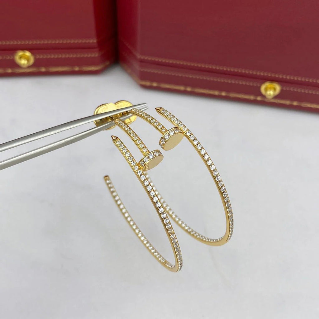 [Limara] JUSTE FULL DIAMOND LARGE EARRINGS