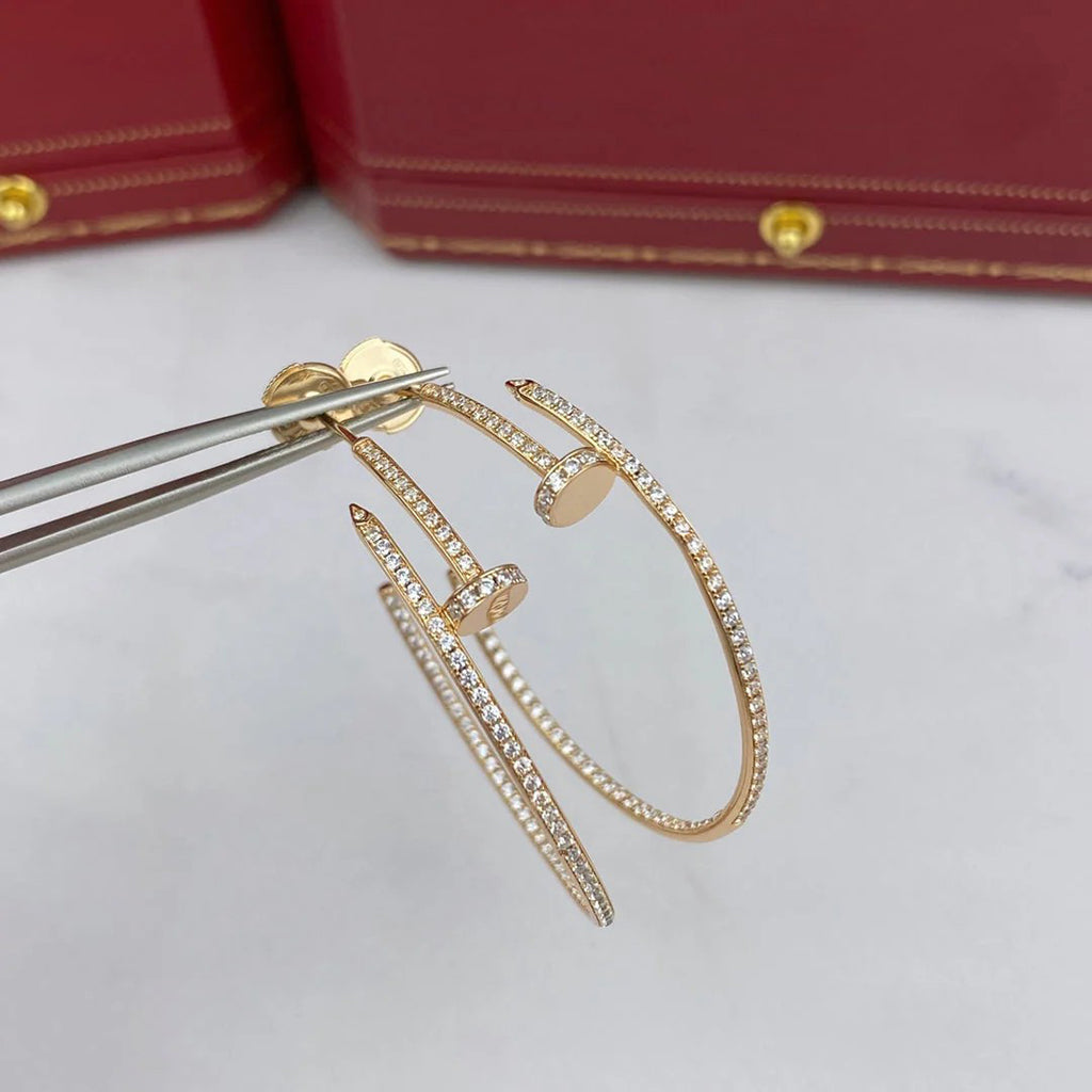 [Limara] JUSTE FULL DIAMOND LARGE EARRINGS