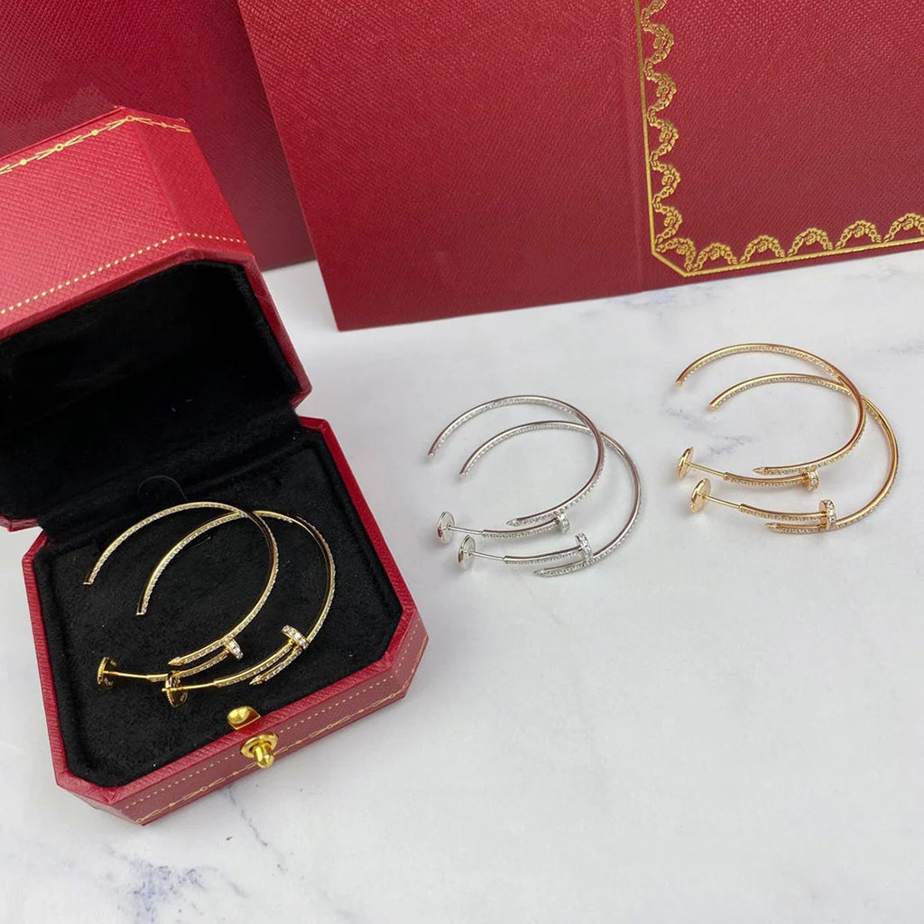 [Limara] JUSTE FULL DIAMOND LARGE EARRINGS