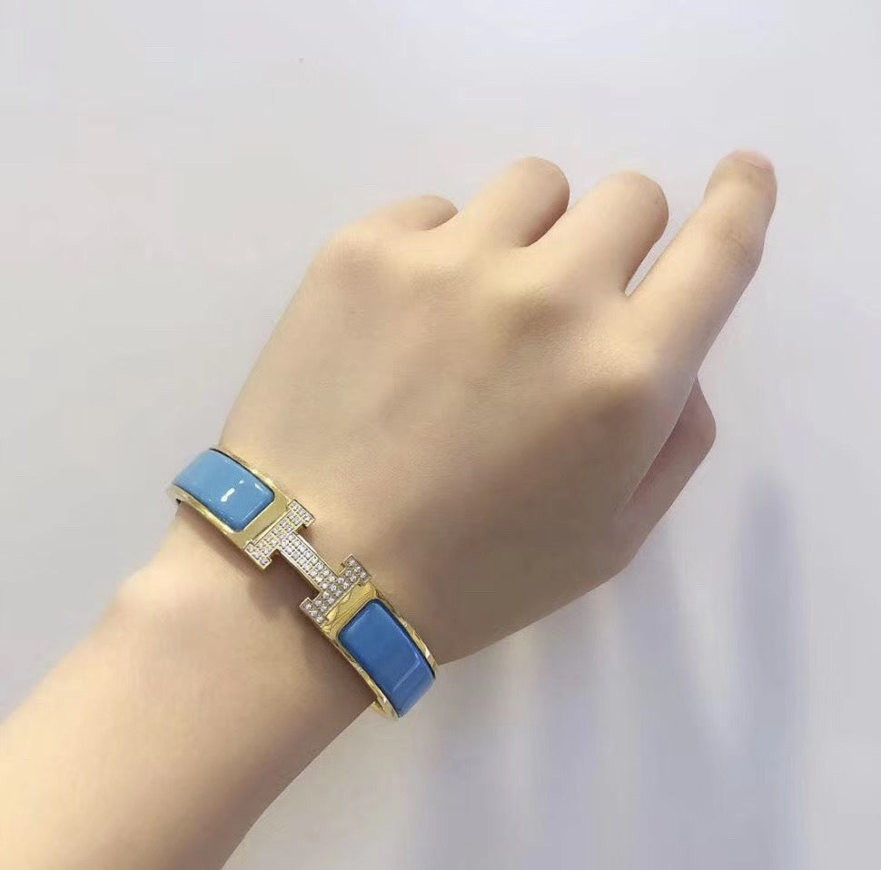 [Limara]H CLOUD BLUE BRACELET GOLD DIAMOND