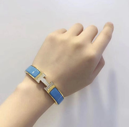 [Limara]H CLOUD BLUE BRACELET GOLD DIAMOND