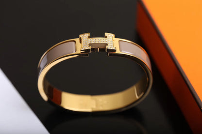 [Limara]H BRACELET GOLD DIAMOND