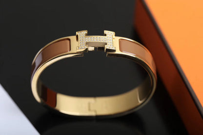 [Limara]H BRACELET GOLD DIAMOND