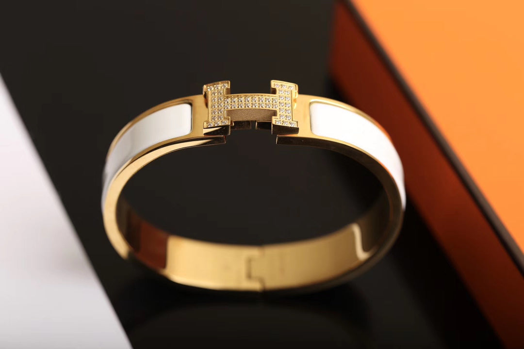 [Limara]H BRACELET GOLD DIAMOND