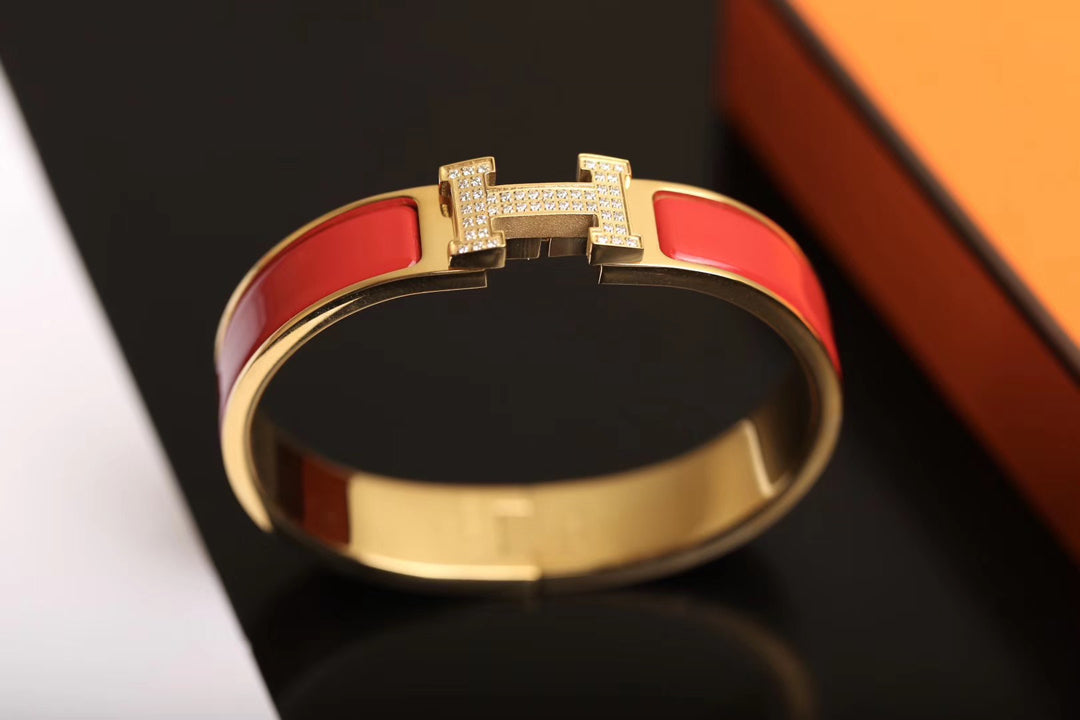 [Limara]H BRACELET GOLD DIAMOND