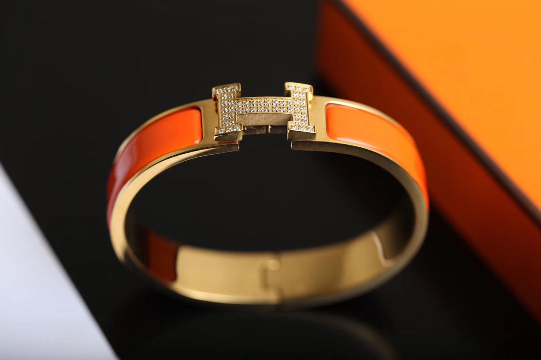 [Limara]H BRACELET GOLD DIAMOND