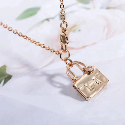 [Limara]AMULETTE PEDANT ROSE GOLD NECKLACE