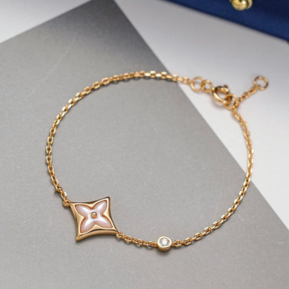 [Limara]STAR 1 DIAMOND ROSE GOLD BRACELET