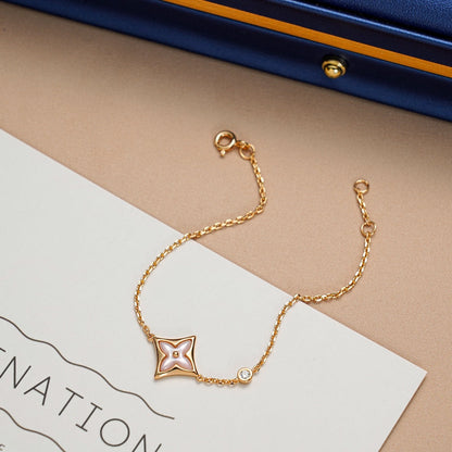 [Limara]STAR 1 DIAMOND ROSE GOLD BRACELET