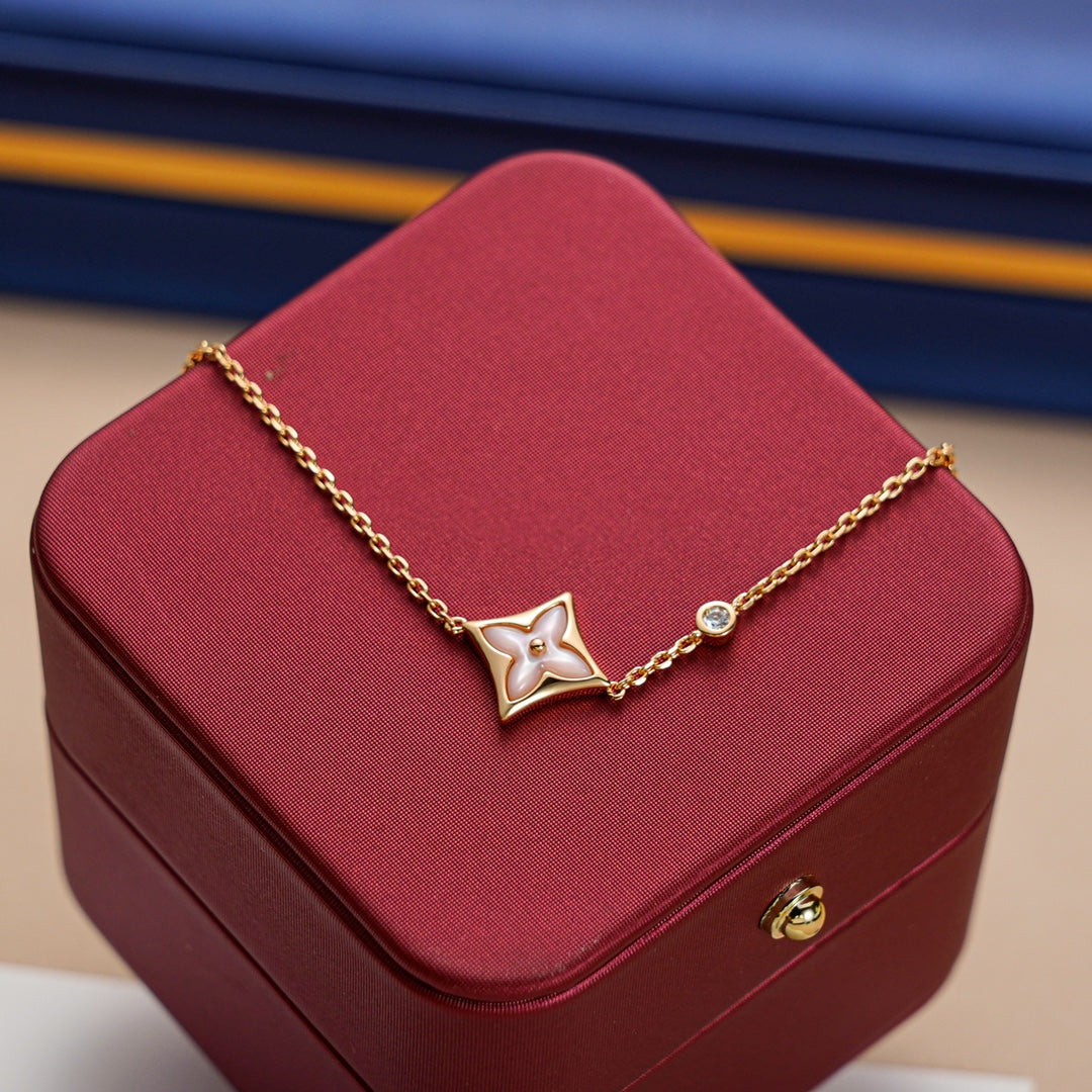 [Limara]STAR 1 DIAMOND ROSE GOLD BRACELET