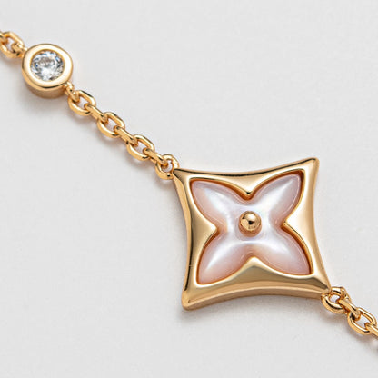 [Limara]STAR 1 DIAMOND ROSE GOLD BRACELET