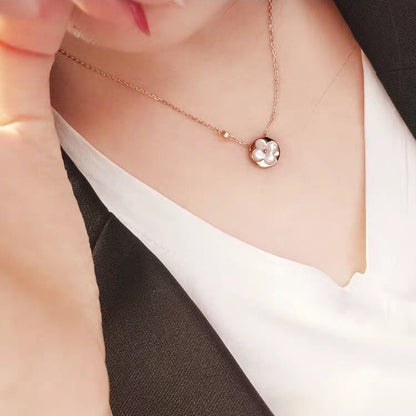 [Limara]SUN MOP GOLD 1 DIAMOND NECKLACE