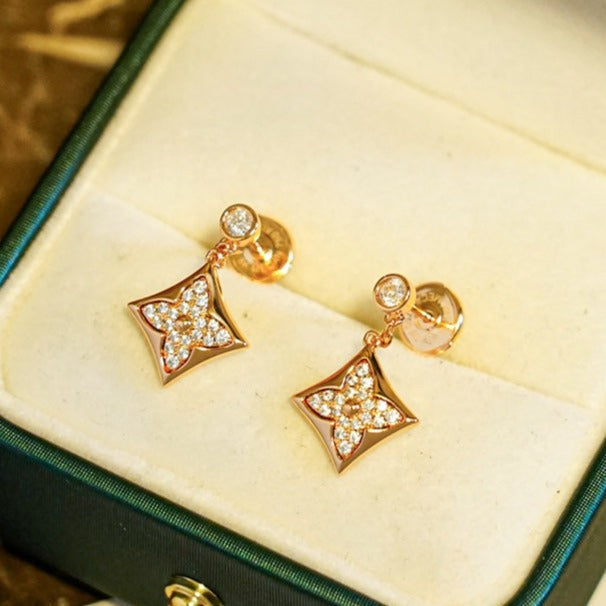 [Limara]STAR DIAMONDS EARRINGS GOLD