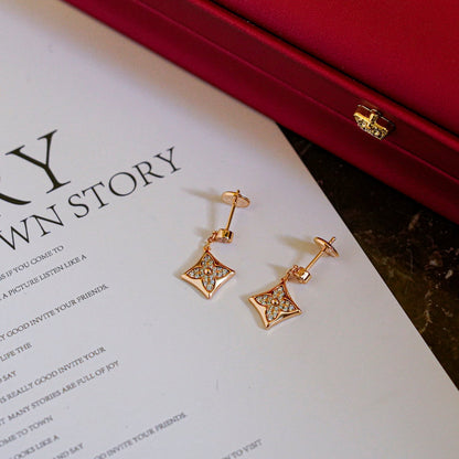 [Limara]STAR DIAMONDS EARRINGS GOLD