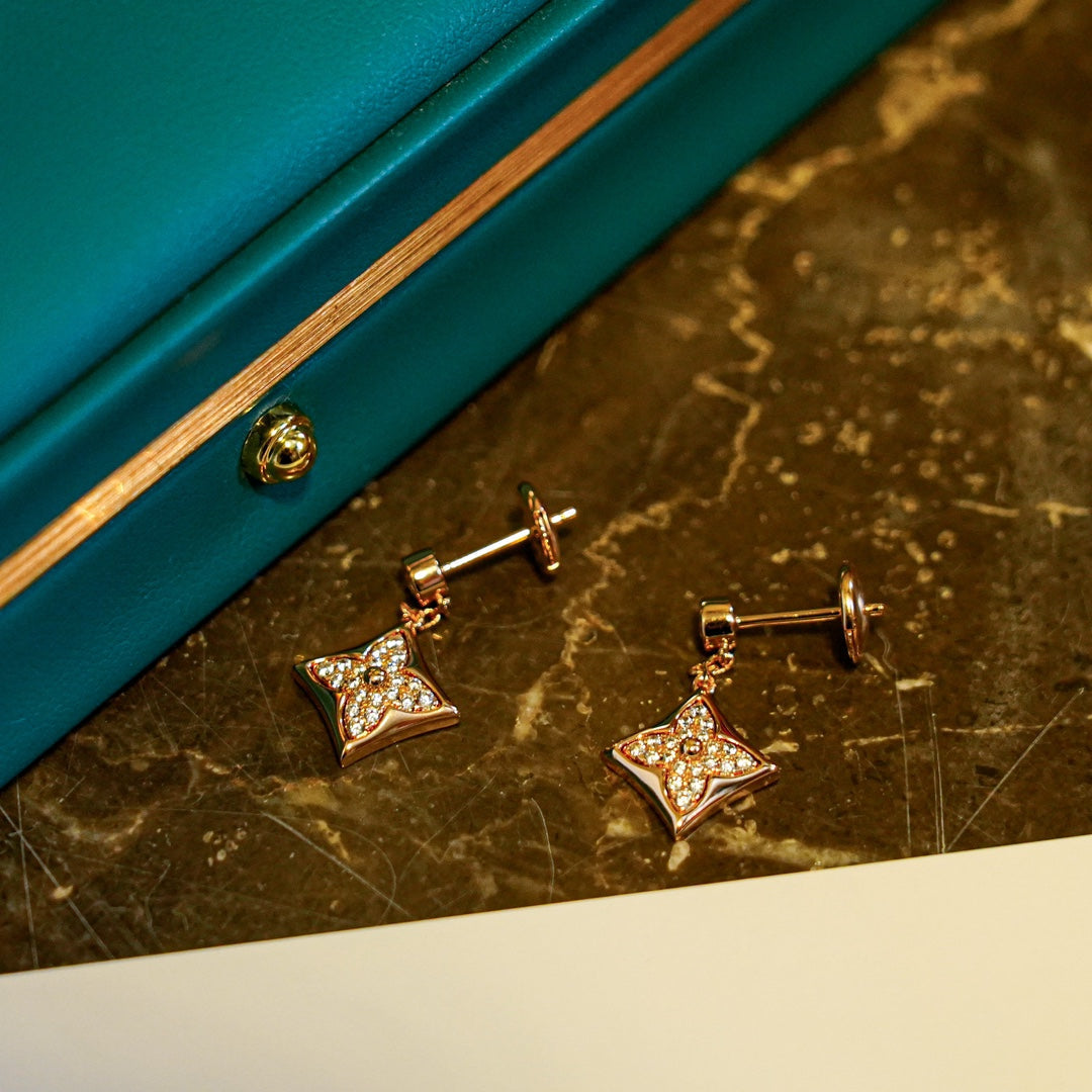[Limara]STAR DIAMONDS EARRINGS GOLD
