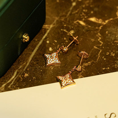 [Limara]STAR DIAMONDS EARRINGS GOLD