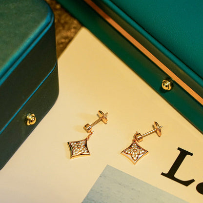 [Limara]STAR DIAMONDS EARRINGS GOLD