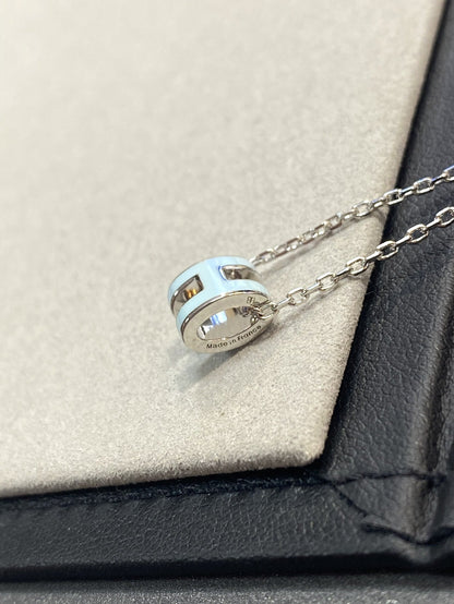 [Limara]POP H LIGHT BLUE NECKLACE