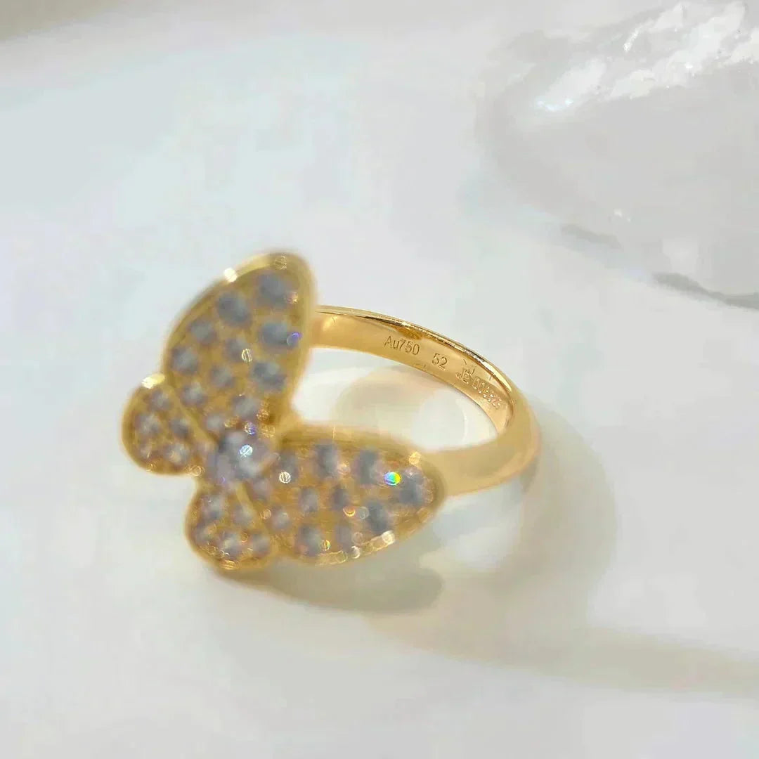 [Limara]BUTTERFLY DIAMOND RING