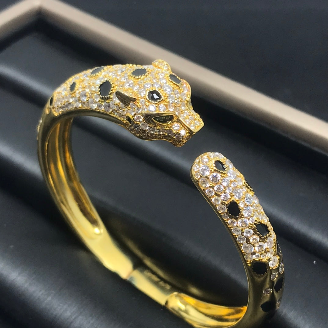 [Limara] PANTHERE BIG BRACELET DIAMONDS