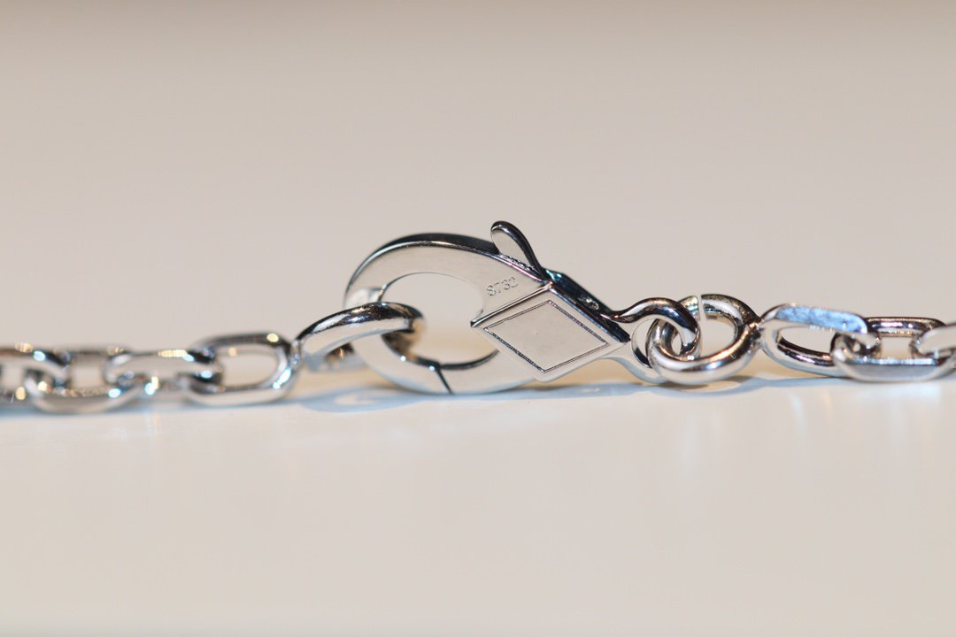 [Limara]CLOVER 20 MOTIFS ONYX DIAMOND SILVER